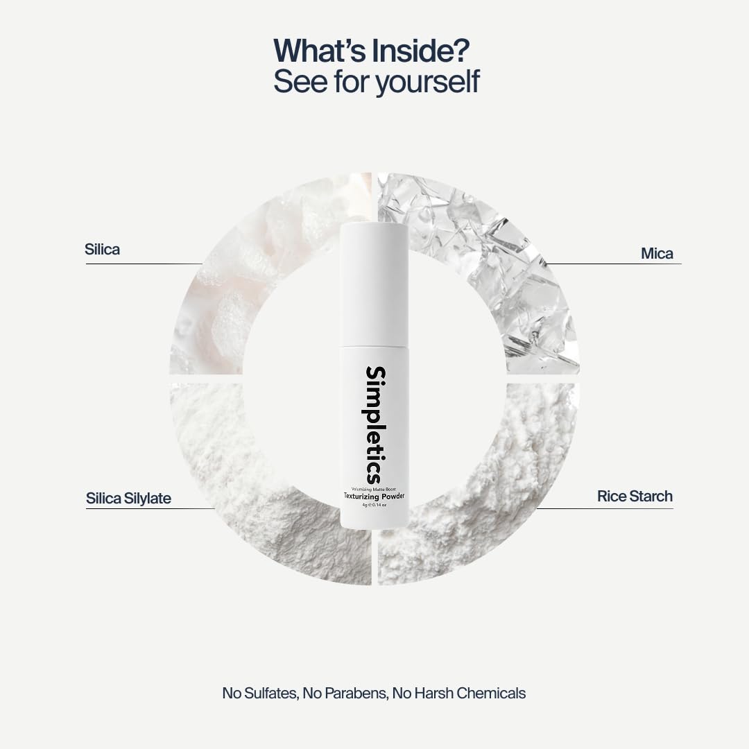 Simpletics jar inside a travel bag illustrating on-the-go touch-up benefit