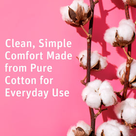 Simply Soft cotton ball with nail polish remover absorbing polish