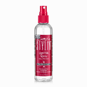 Simply Stylin' front packaging showing bottle and label for quick identification and convenience