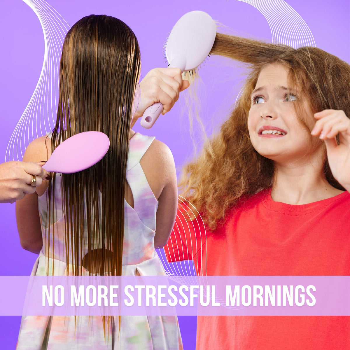 SimplyHair bristles smoothing hair cuticle for enhanced shine and frizz control