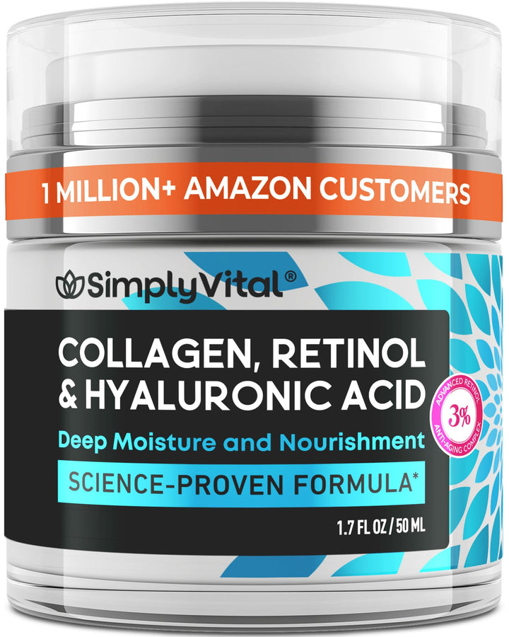 SimplyVital jar front view showing clean packaging and compact size benefit