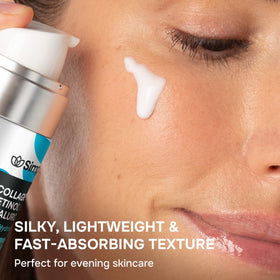 SimplyVital airless pump close-up preserving potency and reducing waste