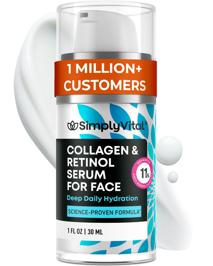 SimplyVital front bottle showing label and hydrating design benefit