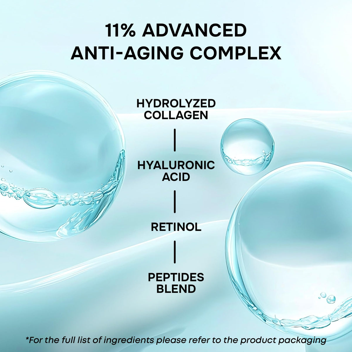 SimplyVital serum drop on fingertip showing lightweight texture and absorption
