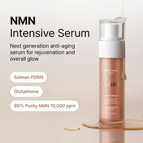 SIORÉ closeup of serum texture highlighting lightweight absorption and glow