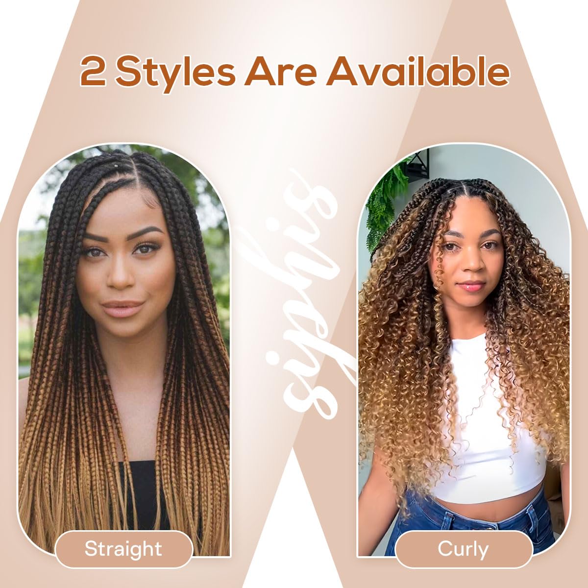 Siphis close-up of deep wave curl texture highlighting soft, itch-free feel