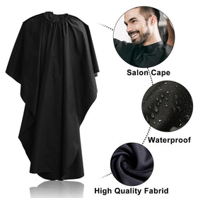 Sirabe accessory layflat showing cape, clips, combs for ready-to-use convenience