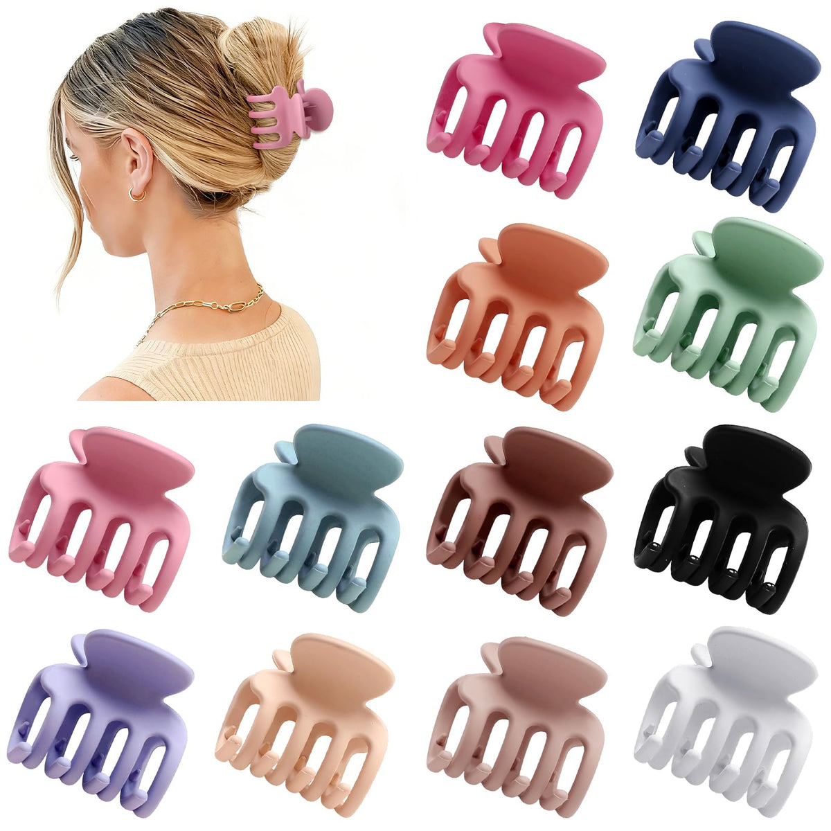 Sisiaipu bright colored clips worn by model showcasing playful accessory impact