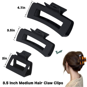 Sisiaipu clip holding a bun illustrating firm hold for thicker hair
