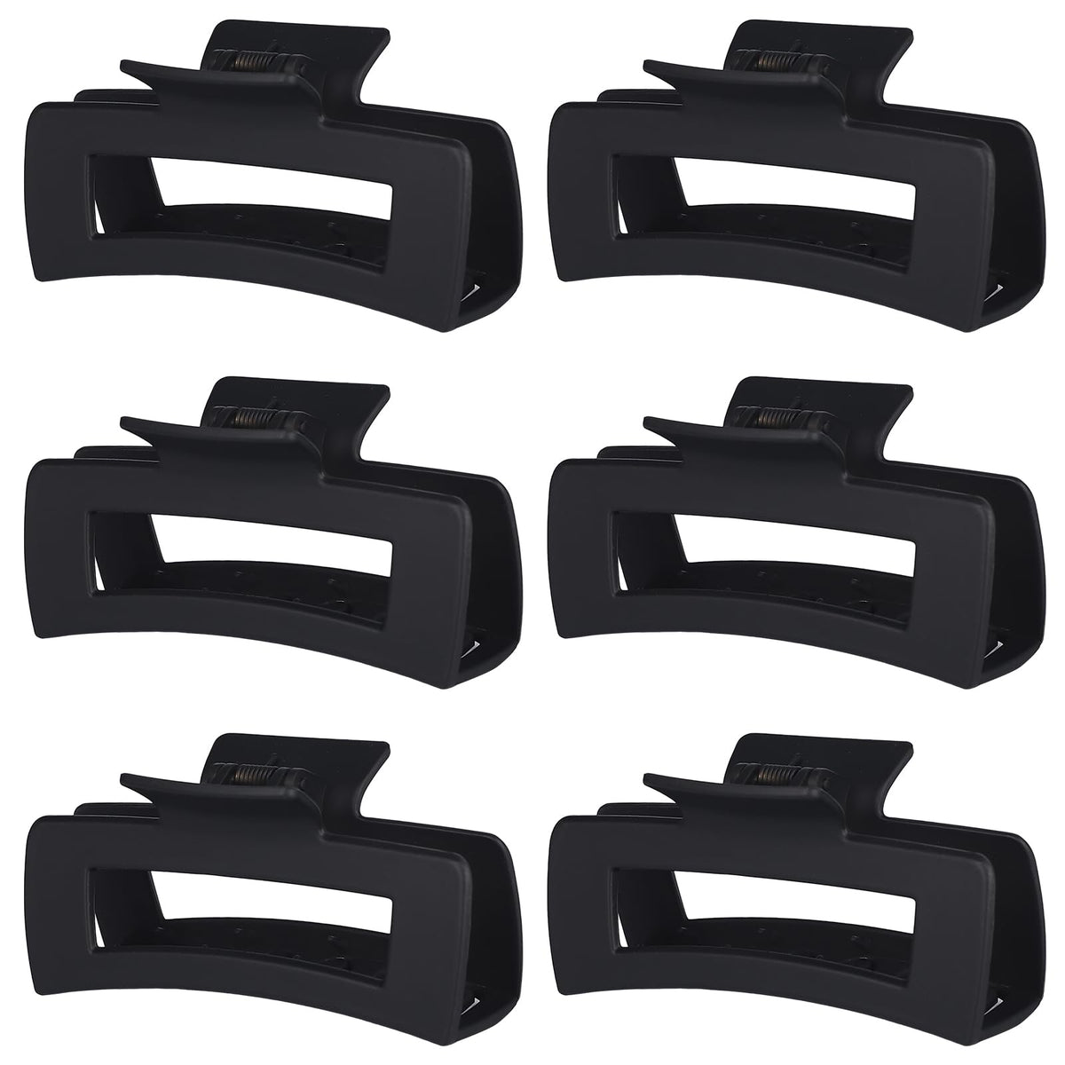 Sisiaipu front view of six-pack clips showing colors and black option, highlights variety and value