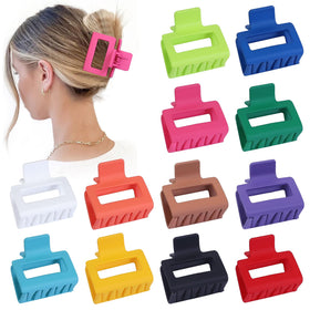Sisiaipu front packaging showing 12 colorful clips and convenient set benefit