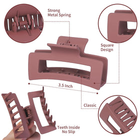 Sisiaipu clip holding half-up hairstyle demonstrating stable hold and no creases
