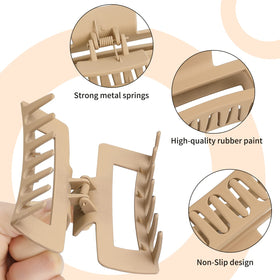 Sisiaipu clip in use holding thick hair up for convenient hands-free tasks