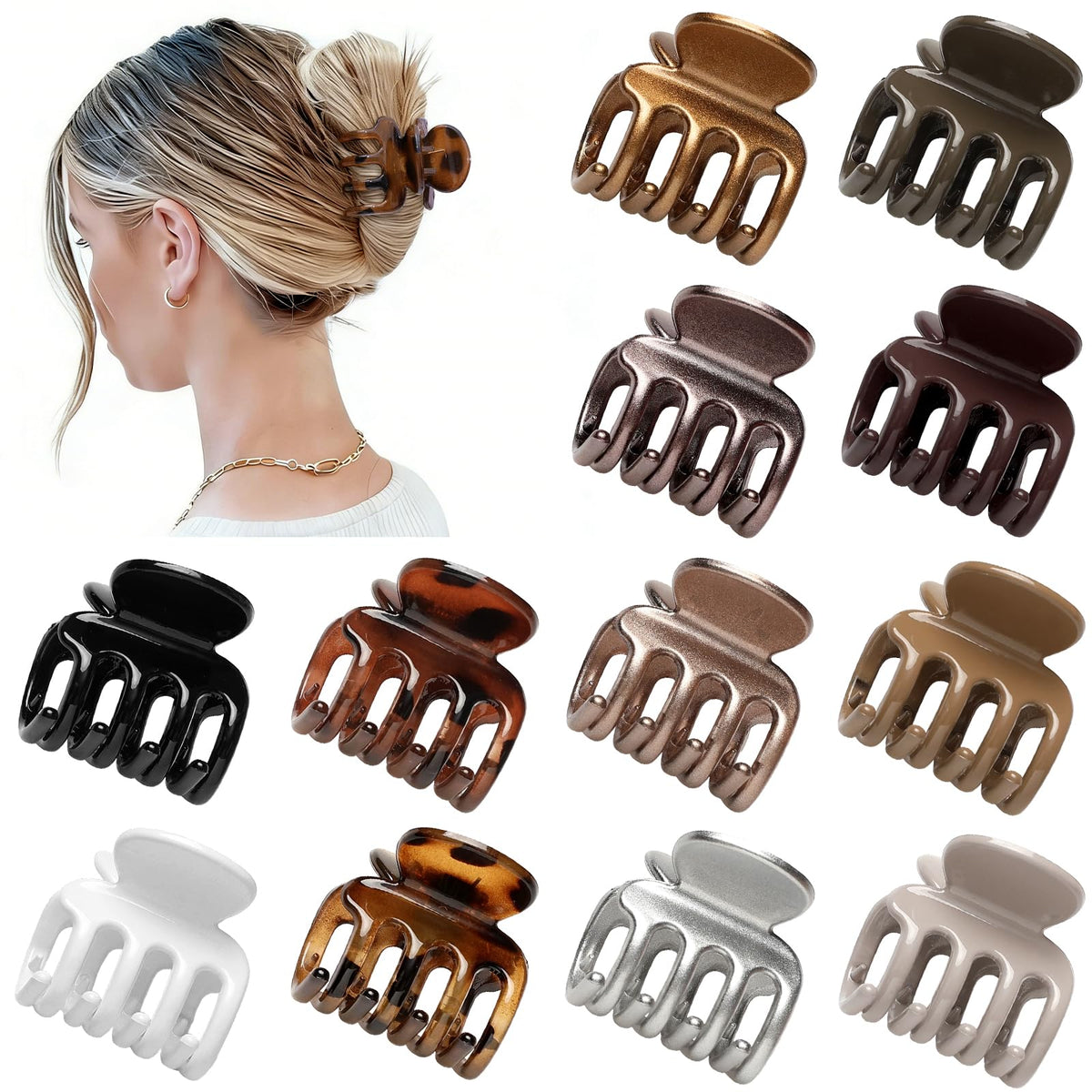 Sisiaipu leopard and metallic clips showing fashion-forward accent options