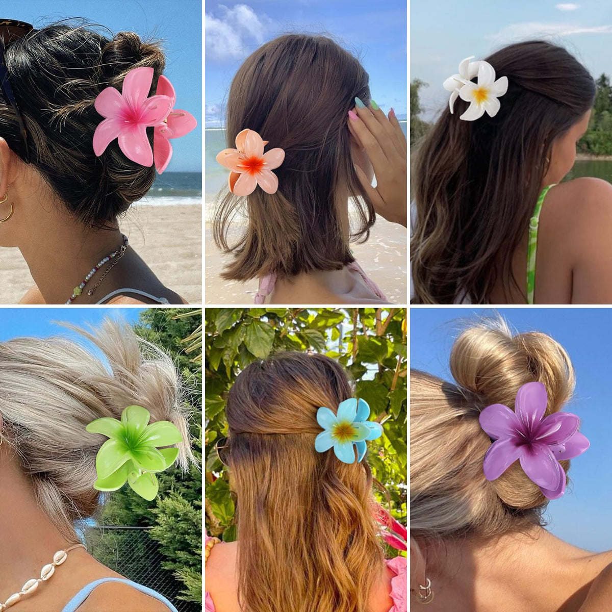 Sisiaipu clips styled on beach outfit, travel-ready colorful accessory