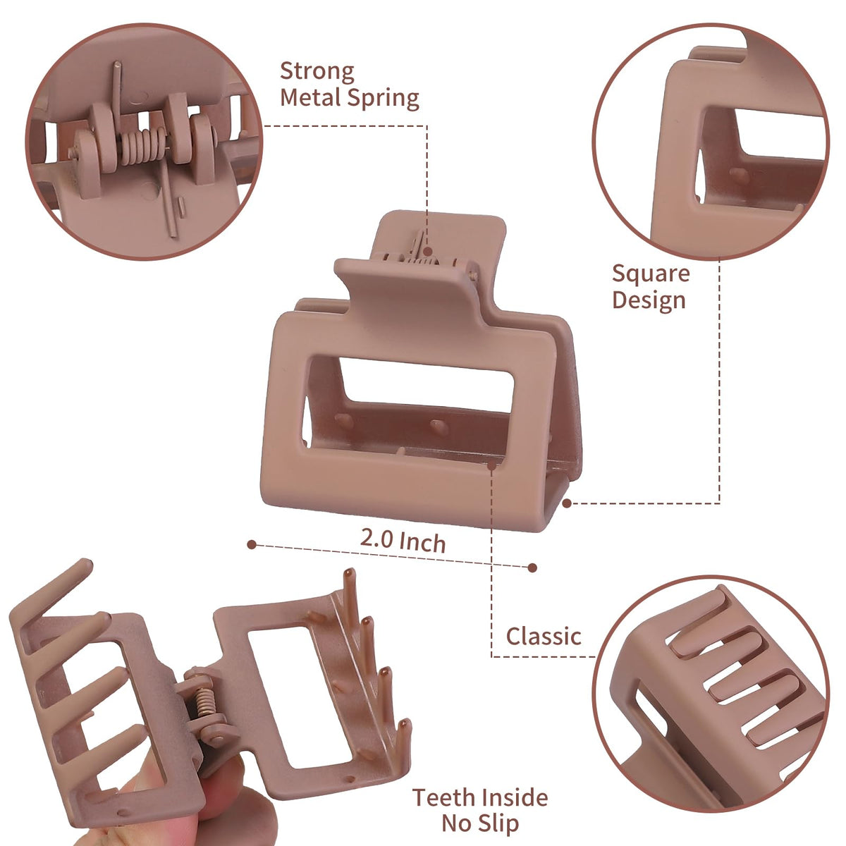 Sisiaipu clip beside a coin to show 2-inch size for travel convenience