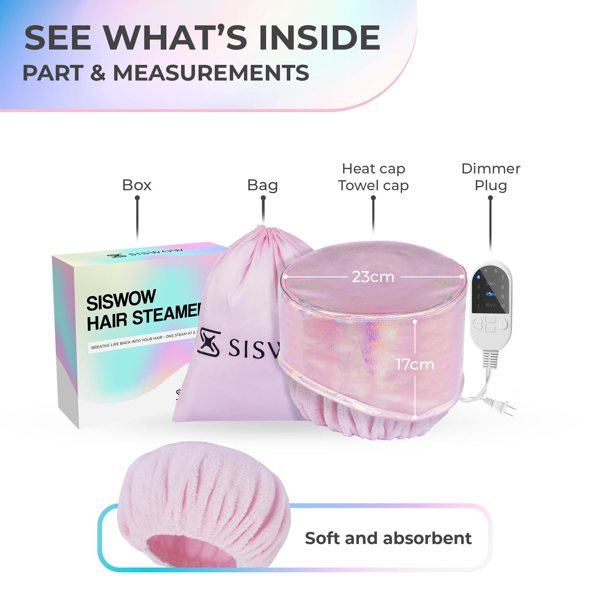 SISWOW waterproof inner lining close-up preventing moisture buildup and mess benefit