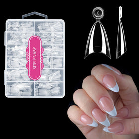 SITELENABY front packaging showing 300-piece almond tips and quantity benefit