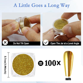 SIUSIO sponge applicator rubbing pigment on nail for quick, even coverage