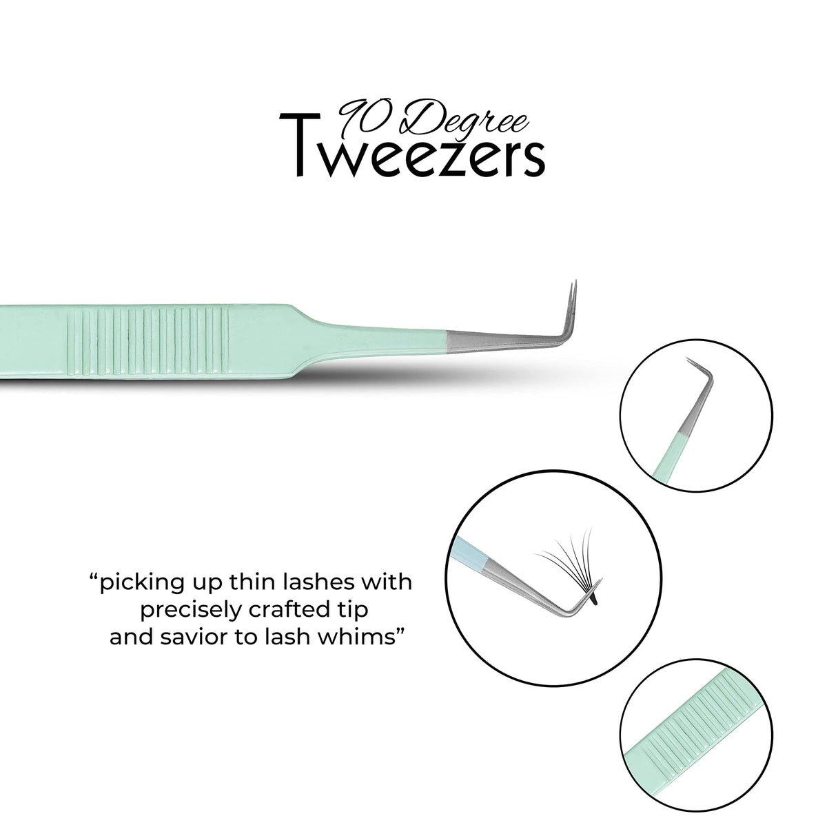 SIVOTE waterproof leather pouch and tip protector keeping tweezers safe during travel