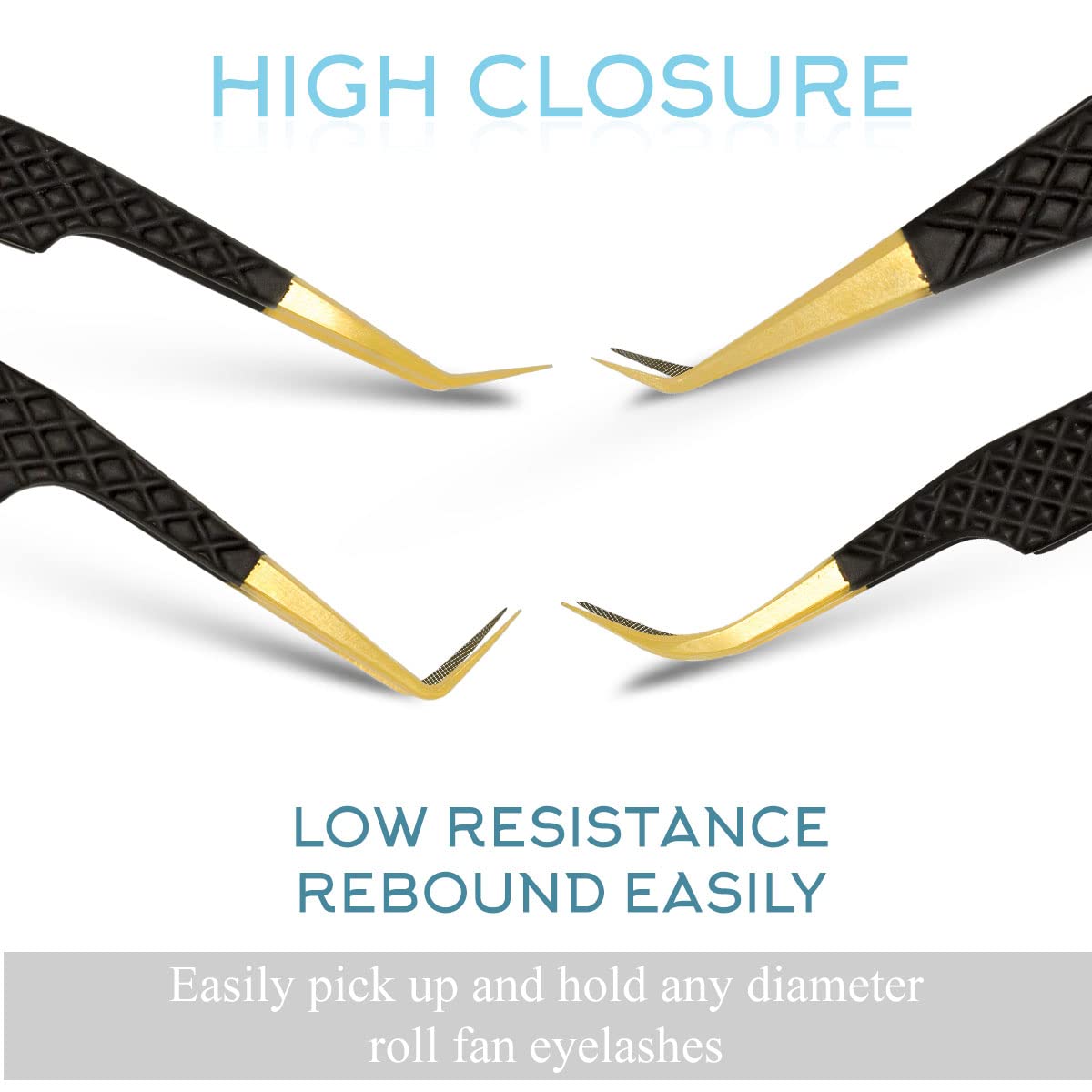 SIVOTE pointed tips detail for precise lash pickup and accurate placement benefit