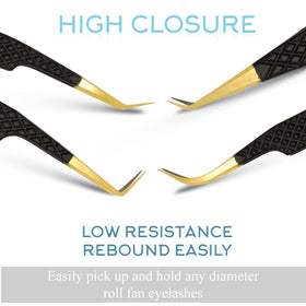 SIVOTE pointed tips detail for precise lash pickup and accurate placement benefit