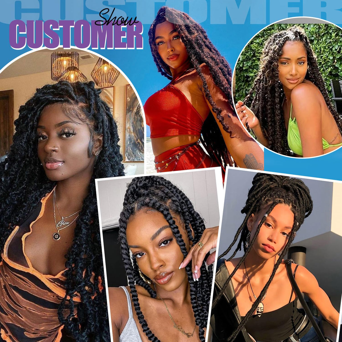 Sixi Beauty lifestyle shot with goddess-inspired braids, polished appearance benefit
