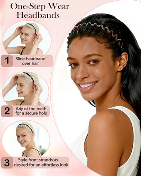 Sizobi close-up of zig zag teeth highlighting secure grip and hair protection