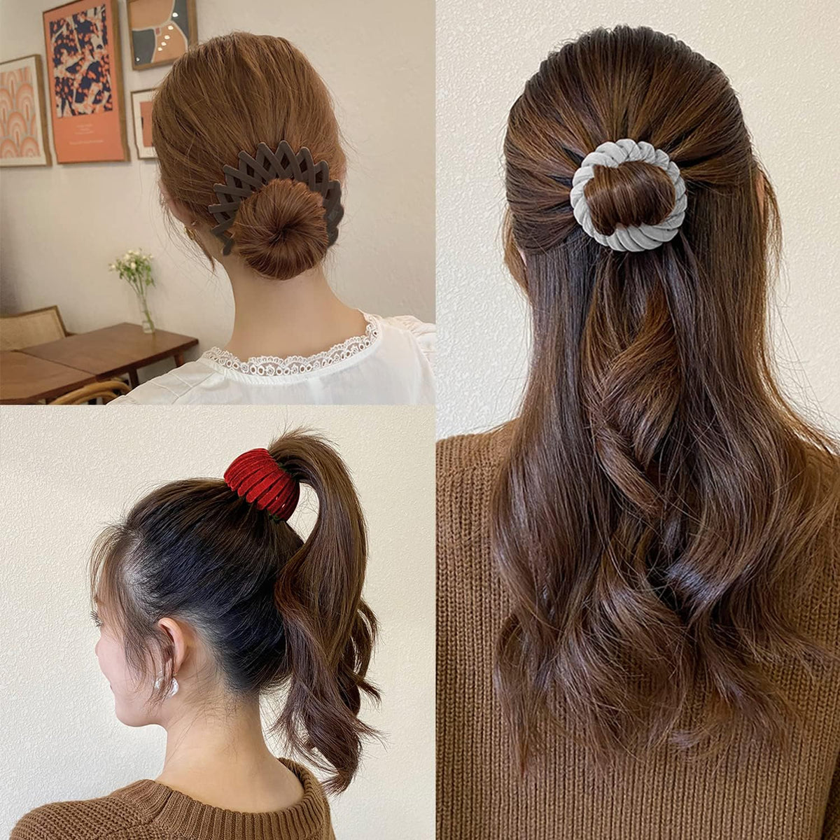 Sizobi clip expanded to show 3.5-inch ring for accommodating thick hair comfortably