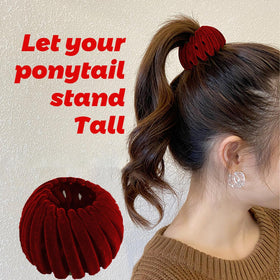 Sizobi used in a bridal updo demonstrating formal-event suitability and secure hold