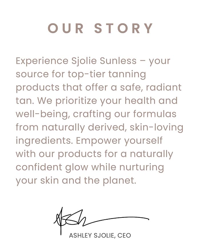 SJOLIE SUNLESS model applying spray tan in lifestyle setting for natural glow benefit