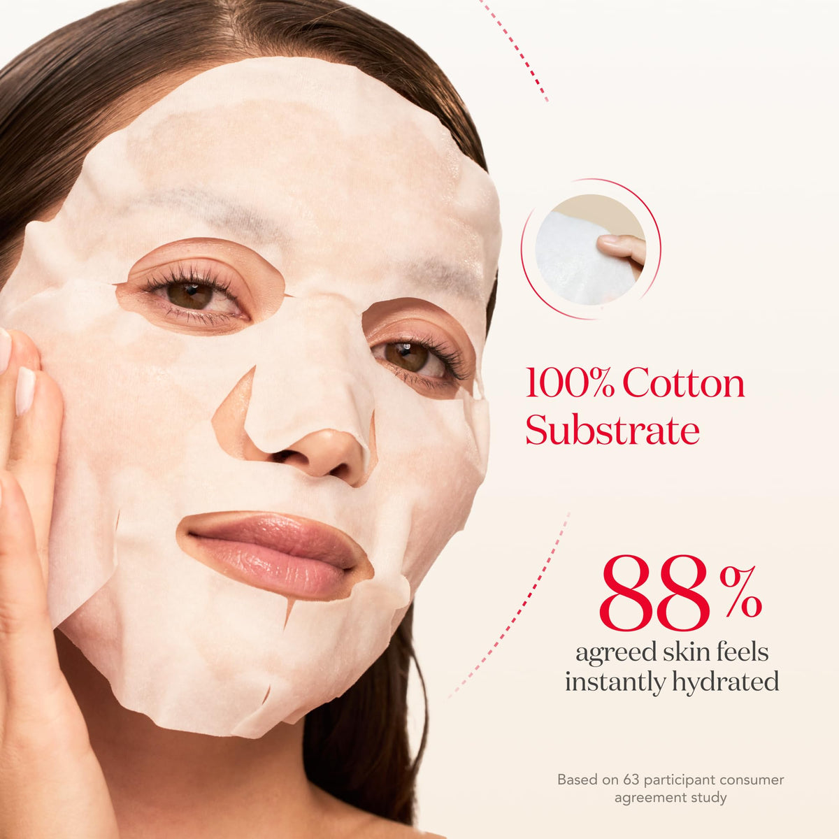 SK-II mask held in hand showing scale and travel-friendly convenience