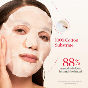 SK-II mask held in hand showing scale and travel-friendly convenience
