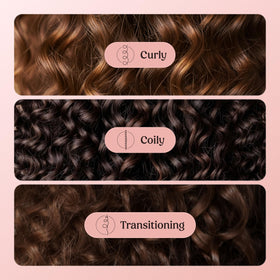 SKALA applying cream to curly hair demonstrating frizz control benefit