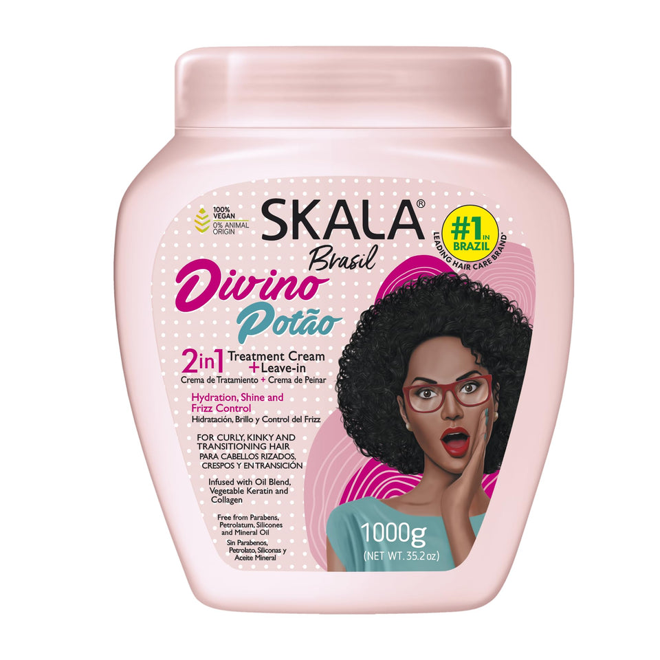 SKALA front packaging of the 1000g pot showing label and size benefit