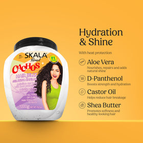 SKALA Expert Curls open jar close-up texture, shows creamy gel consistency