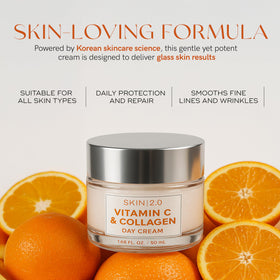 Skin 2.0 jar on bathroom shelf in lifestyle scene suggesting daily routine fit
