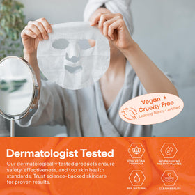 Skin 2.0 mask beside towel in bathroom creating spa-like ritual