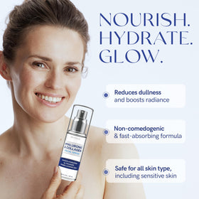 Skin 2.0 bottle placed on bathroom counter in routine-ready lifestyle scene