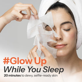 Skin 2.0 close-up of sheet mask texture highlighting adherence