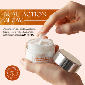 Skin 2.0 night cream jar top view displaying rich yet non-greasy formula for overnight repair