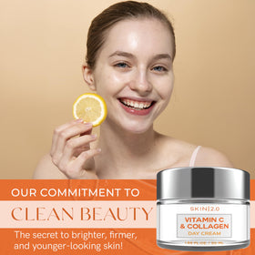 Skin 2.0 open cream texture close-up highlighting smooth, fast-absorbing formula