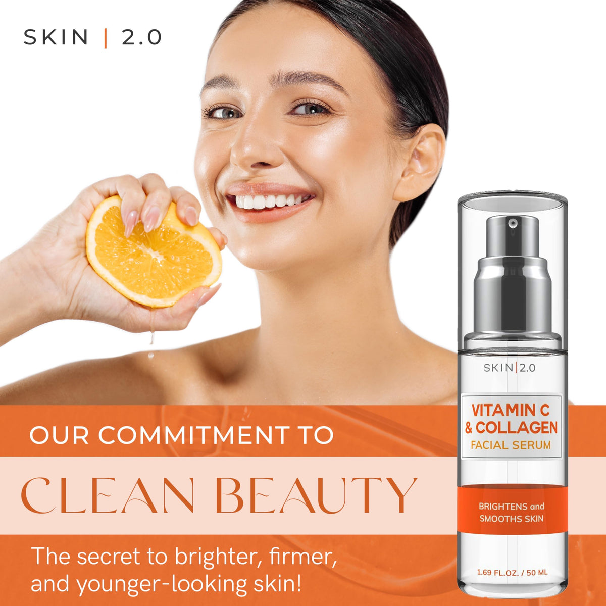 Skin 2.0 serum pipette texture close-up illustrating smooth absorption