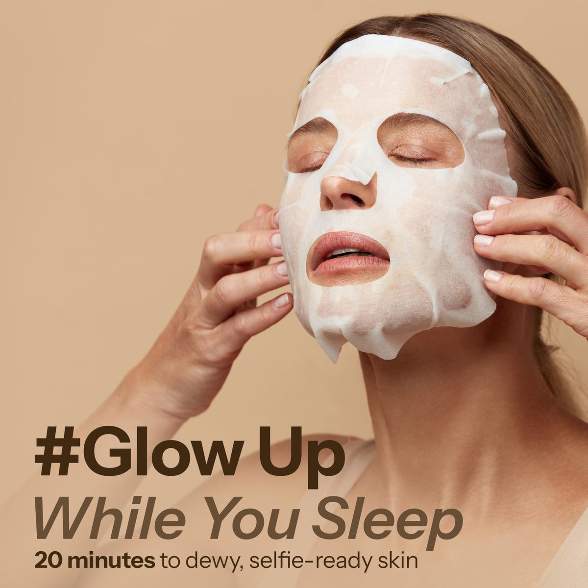 Skin 2.0 single unfolded sheet mask ready to apply for instant hydration