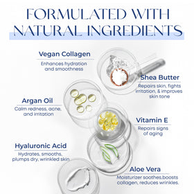 Skin 2.0 application on cheek demonstrating fast absorption and non-greasy feel