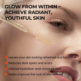 SKIN & LAB dropper dispensing serum highlighting easy controlled application
