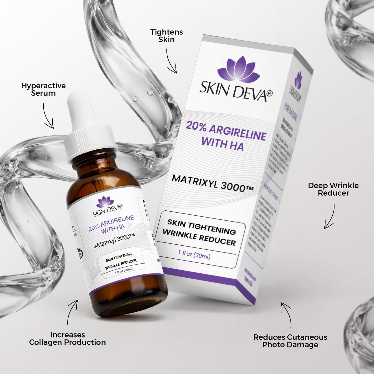 SKIN DEVA pipette dispensing serum highlighting controlled application benefit precision
