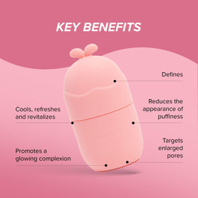 SKIN GYM roller filled with water before freezing to prep for cooling therapy
