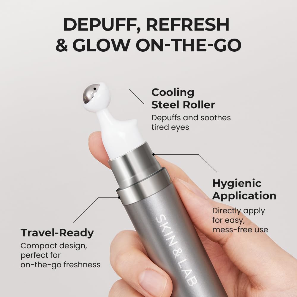 SKIN & LAB two full-size bottles displayed for longer use