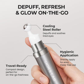 SKIN & LAB two full-size bottles displayed for longer use